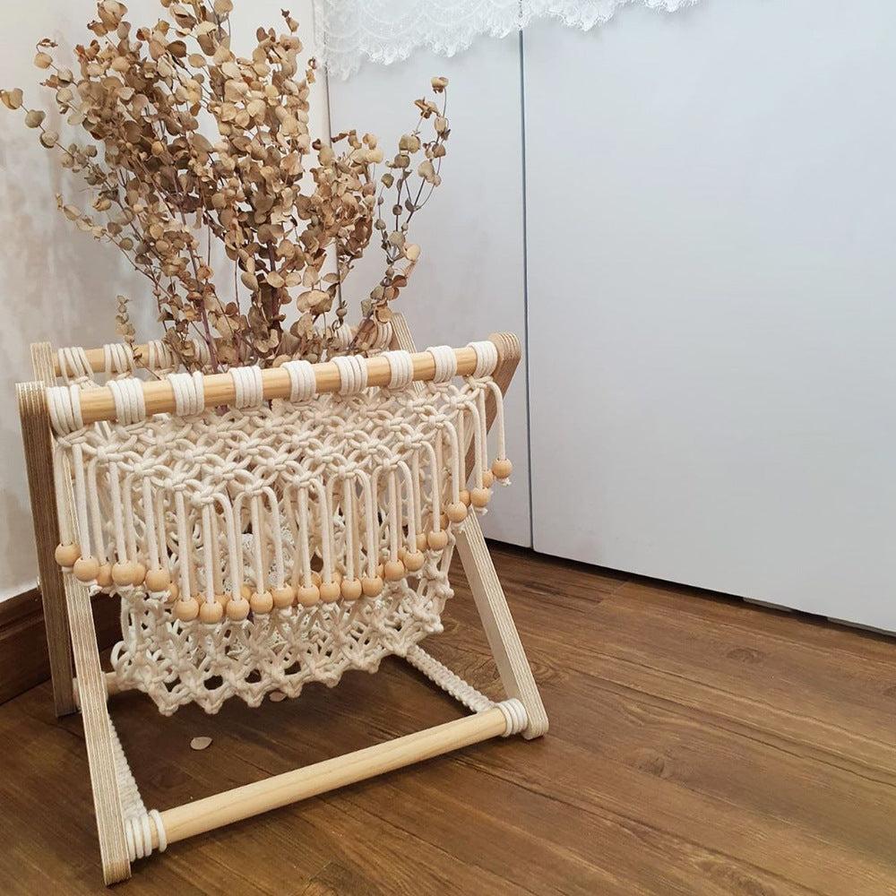 Macrame Storage Basket Acalora