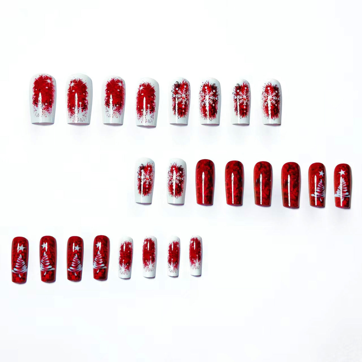 Festive Glittery Christmas Nail Art Acalora
