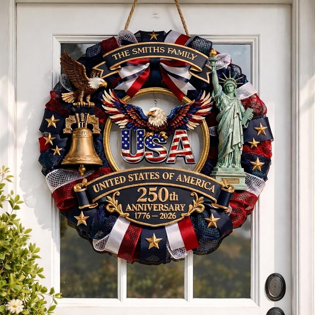 Unisex decorative anniversary bell with Statue of Liberty and bell relief Kalsten