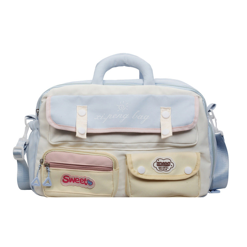 Sporty Shoulder Bag With Multifunctional Compartments Kalsten