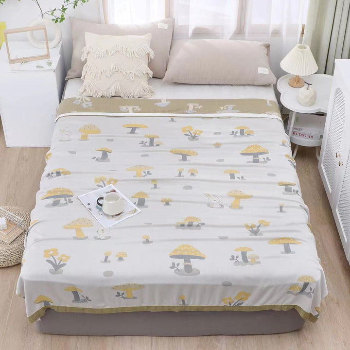 Ladies bedspread with playful nature motif Kalsten