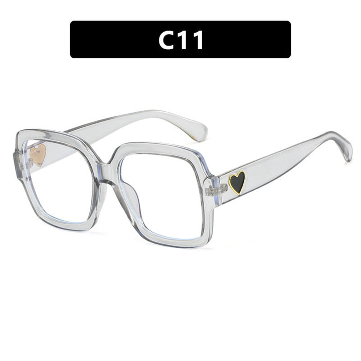 Women's square sunglasses with playful heart detail Kalsten