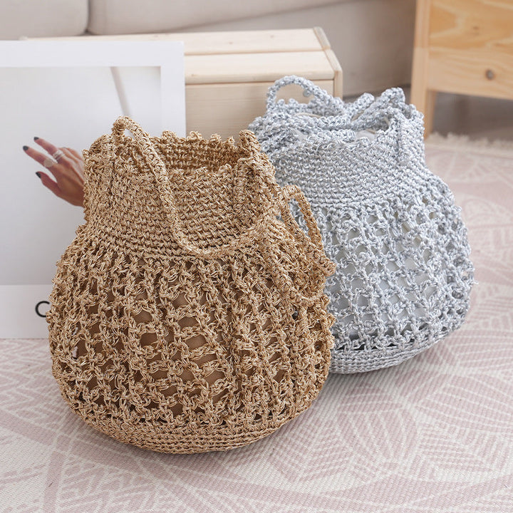 Handmade Macrame Bag with Open Structure Kalsten
