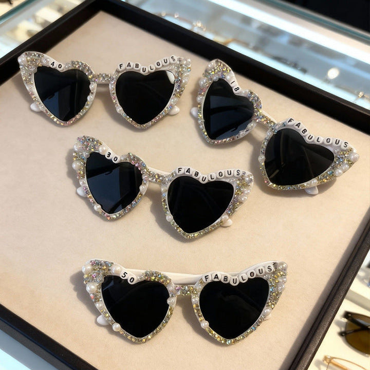 Glamorous Heart-Shaped Sunglasses Kalsten