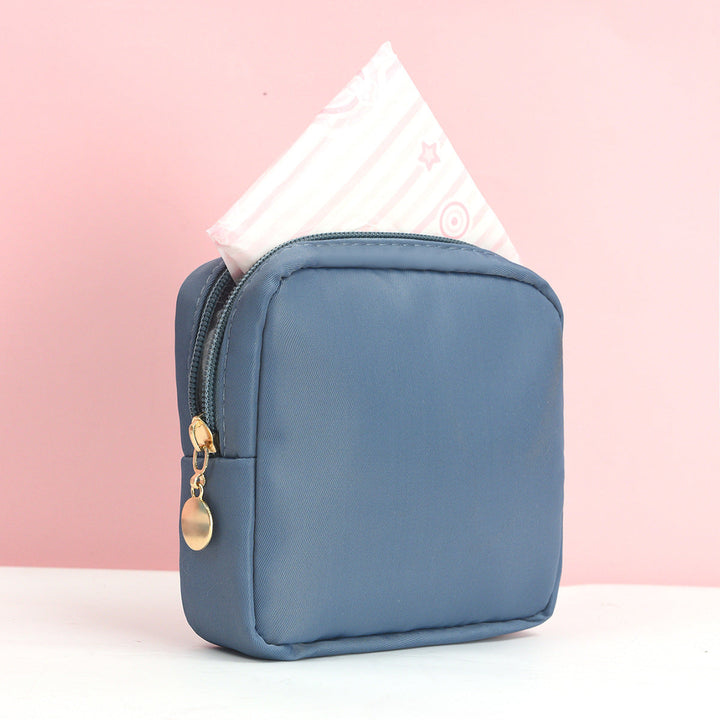 Cosmetic storage bag with fine stripe pattern Kalsten