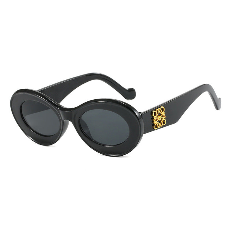 Ladies elegant curved sunglasses Kalsten