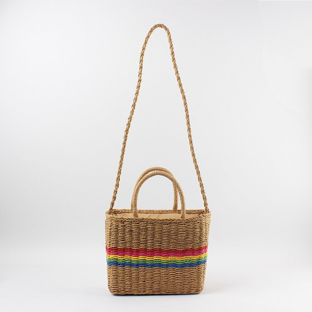 Handbag with Colorful Stripe Design Kalsten