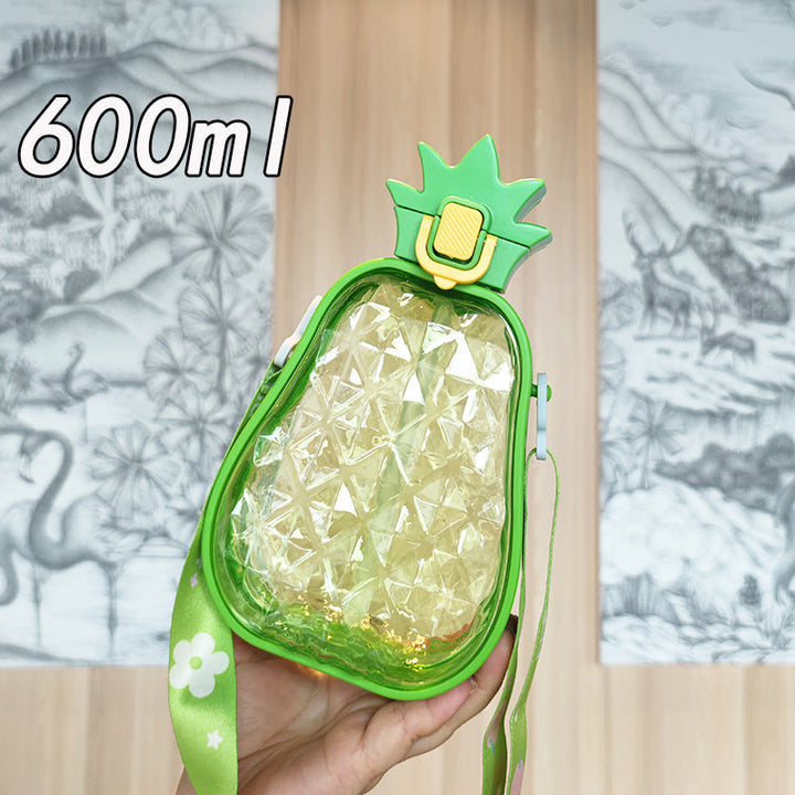 Women's Water Bottle in Pineapple Design Kalsten