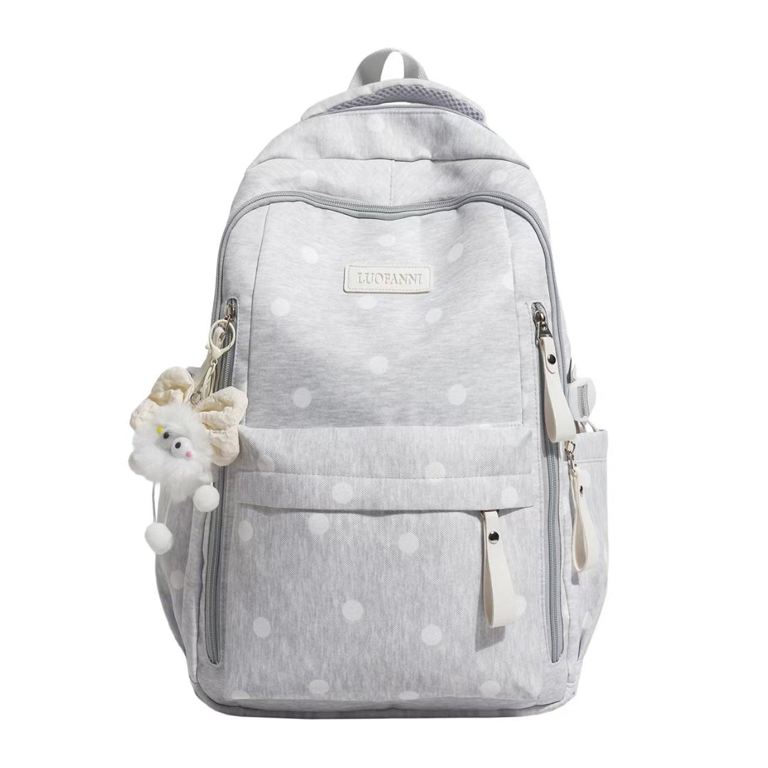 Polka Dot Multi-Pocket Backpack Kalsten