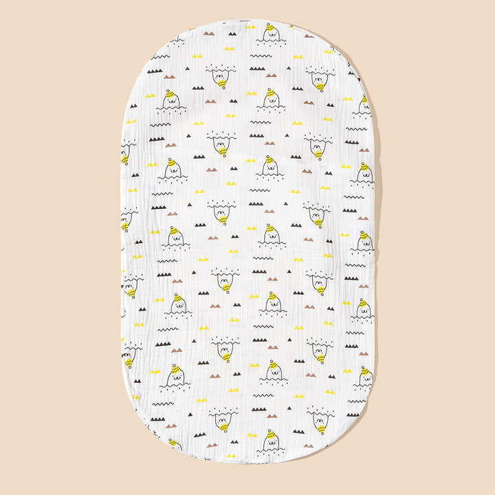 Cotton Muslin Crib Mattress Protector kalsten