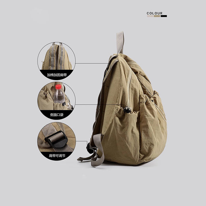 Lightweight Multi-Pocket Drawstring Backpack Kalsten