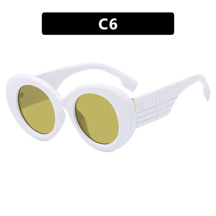 Women's extravagant sunglasses with creative frame design and protective UV filter Kalsten