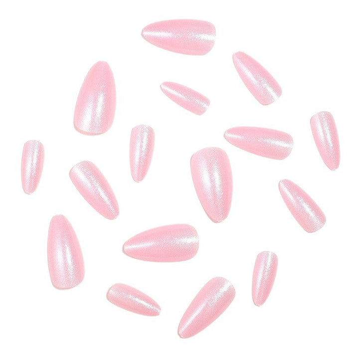 Glittering Almond-Shaped Press-On Nails Set Kalsten