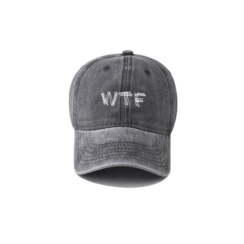 Women's Casual Distressed Denim Baseball Cap Kalsten