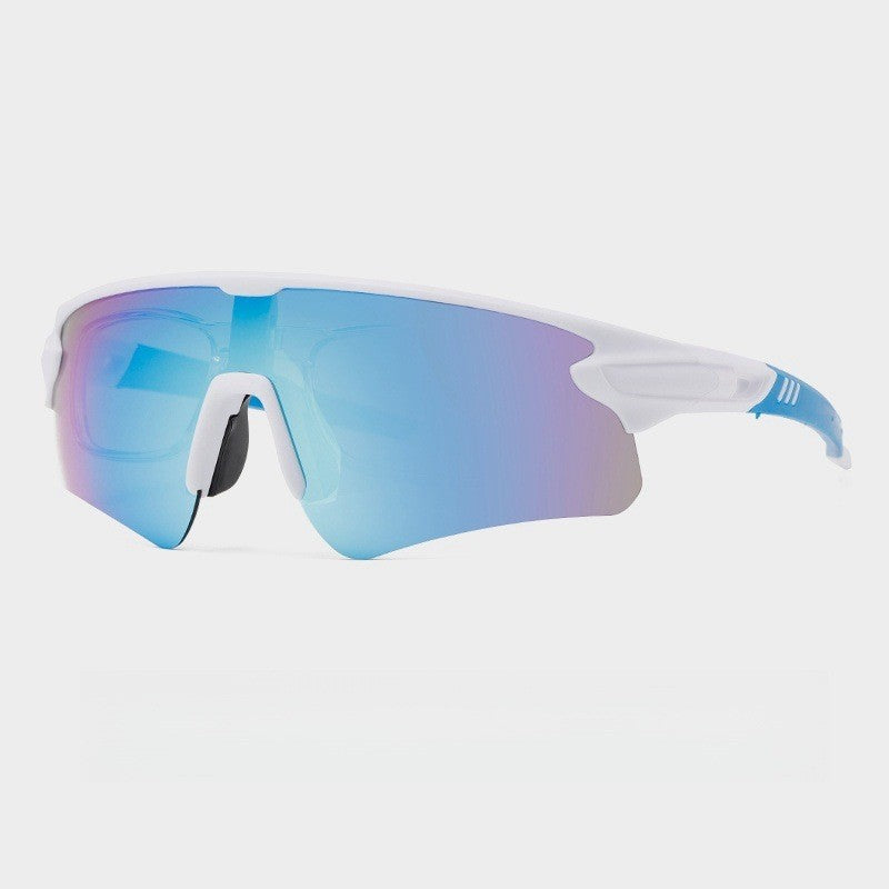 Unisex sporty high-performance sunglasses with aerodynamic design and adjustable nose pad Kalsten