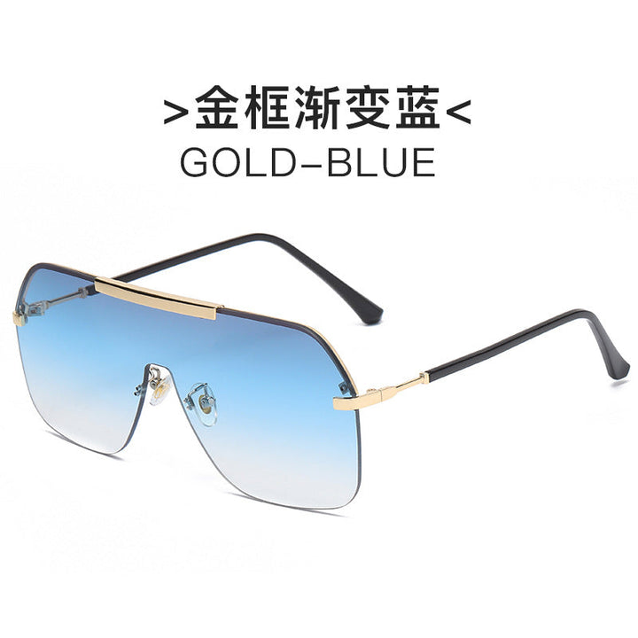 Women's extravagant oversized sunglasses with futuristic design Kalsten