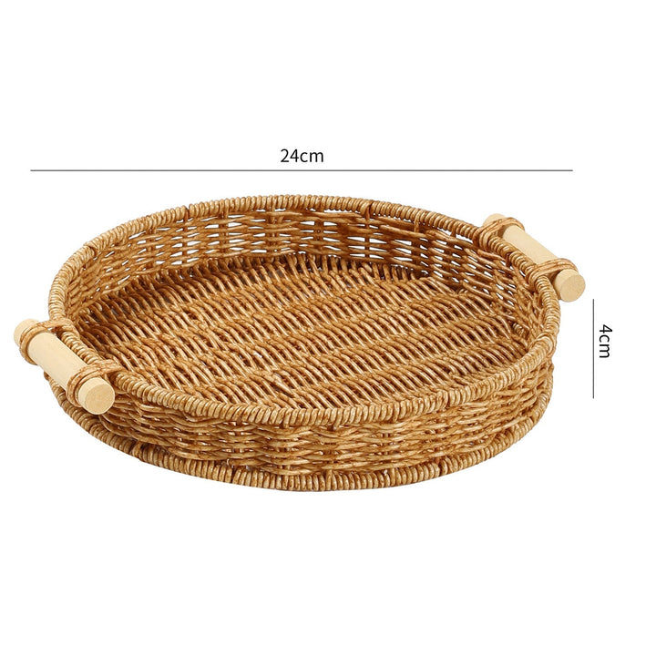 Handwoven Decorative Serving Tray Kalsten
