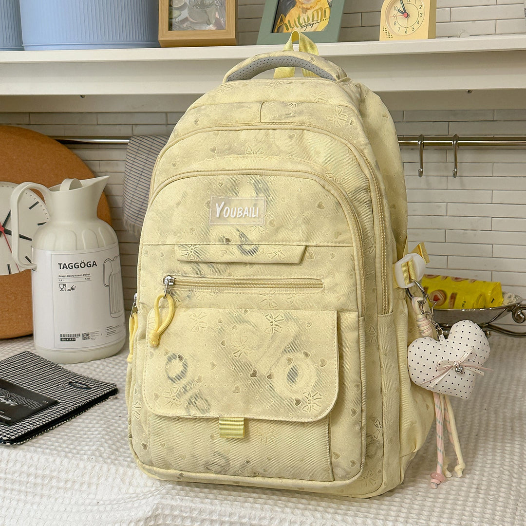 Fashion-Forward Patterned School Backpack