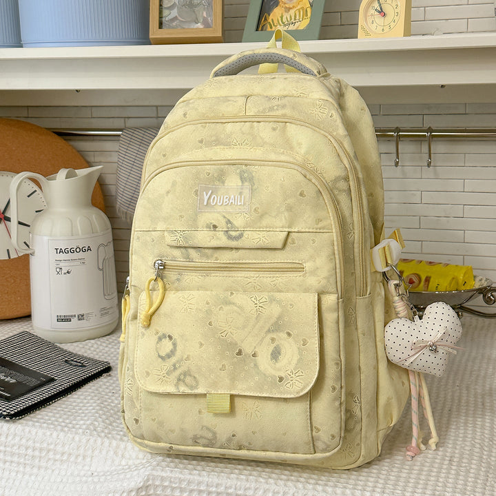 Fashion-Forward Patterned School Backpack