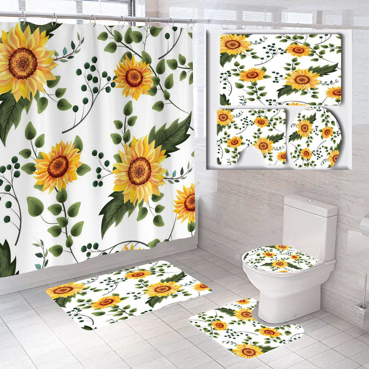 Floral Theme Bathroom Décor Set Kalsten