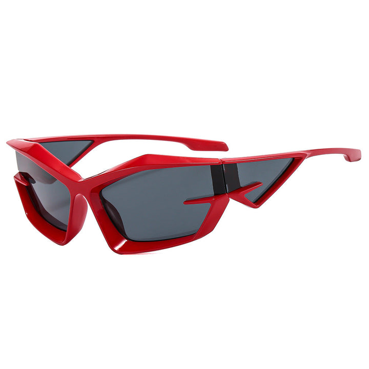 Women futuristic sunglasses with unique polygon design Kalsten