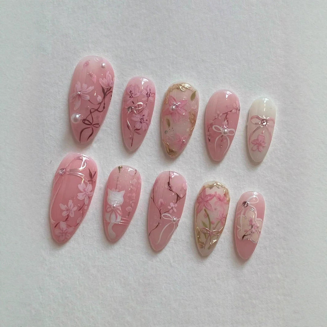 Artistic Press-On Nail Art Set Kalsten