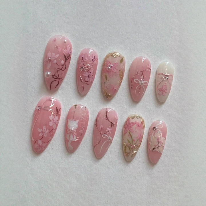 Artistic Press-On Nail Art Set Kalsten