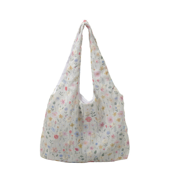 Practical Flower Print Tote Bag Kalsten
