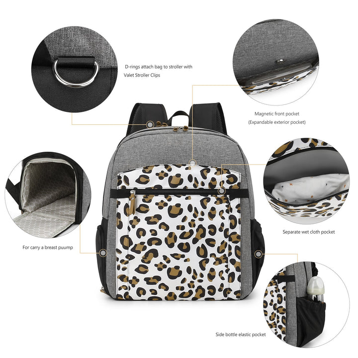 Backpack with Modern Animal Pattern Kalsten