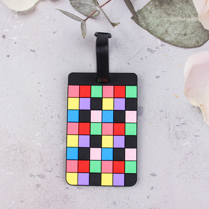 Geometric Pattern Luggage Tag Kalsten