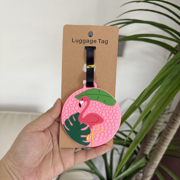 Pineapple-Themed Silicone Luggage Tag Kalsten