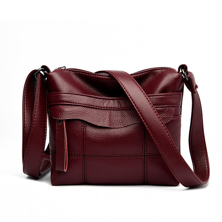 Functional Leather Crossbody Bag Kalsten