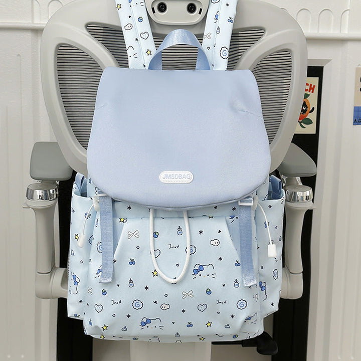 Cute Character-Printed School Backpack