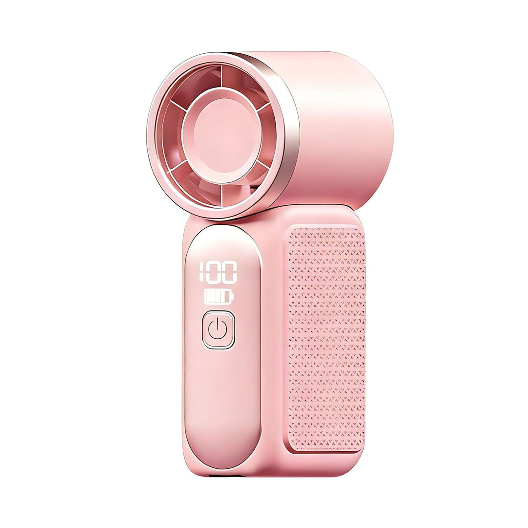 Women's Portable Mini Fan with Digital Display Kalsten