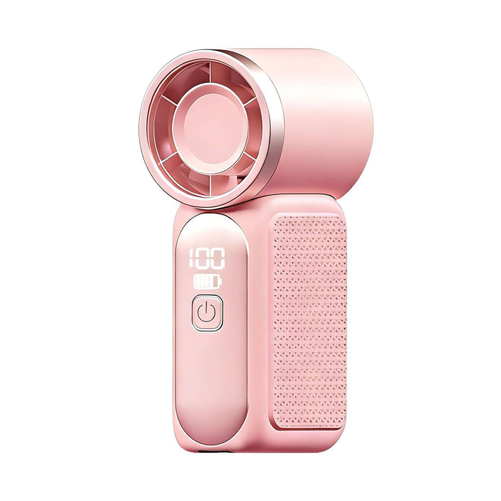 Women's Portable Mini Fan with Digital Display Kalsten
