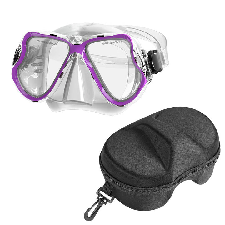 Diving mask with wide field of vision and comfortable wearing comfort Kalsten