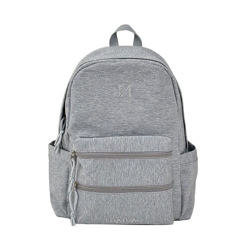 Checked Pattern Lightweight School Backpack Kalsten