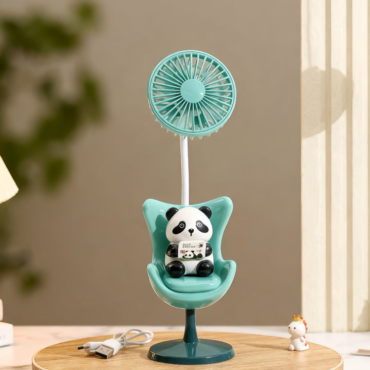 Women Portable Mini Fan with Cute Panda Design Kalsten