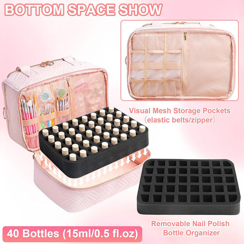 Cosmetic Organizer Bag with Removable Compartments Kalsten