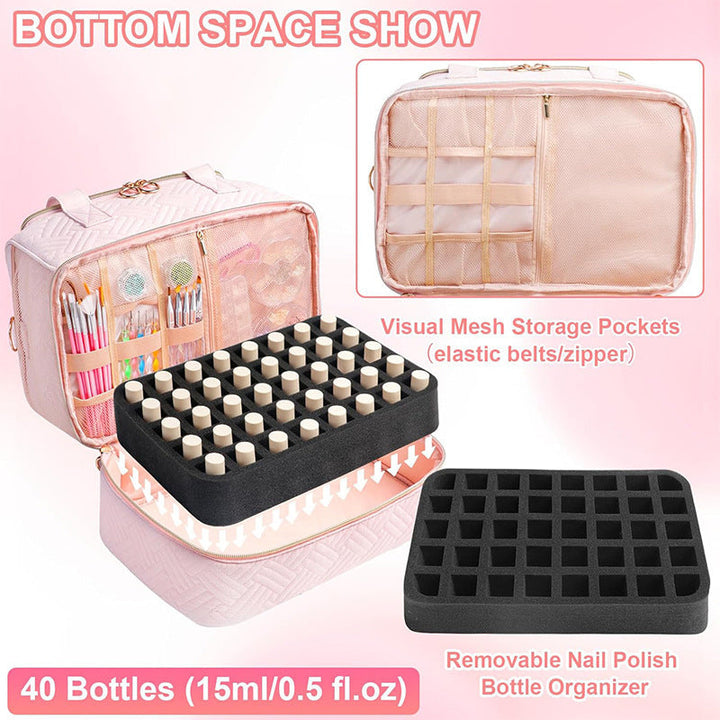 Cosmetic Organizer Bag with Removable Compartments Kalsten