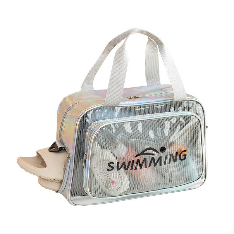 Transparent Swim Bag With Separate Wet Compartment Kalsten