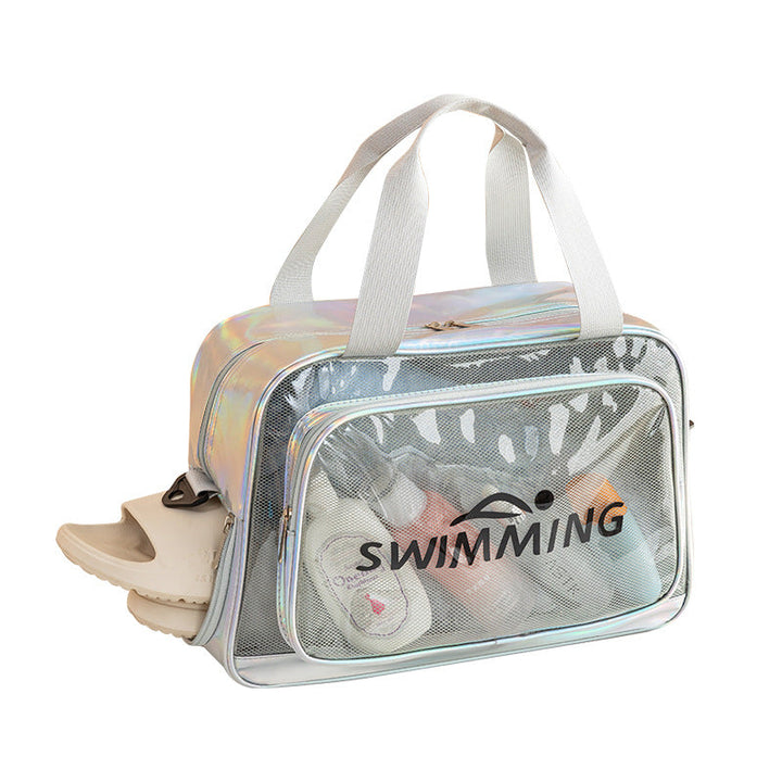 Transparent Swim Bag With Separate Wet Compartment Kalsten