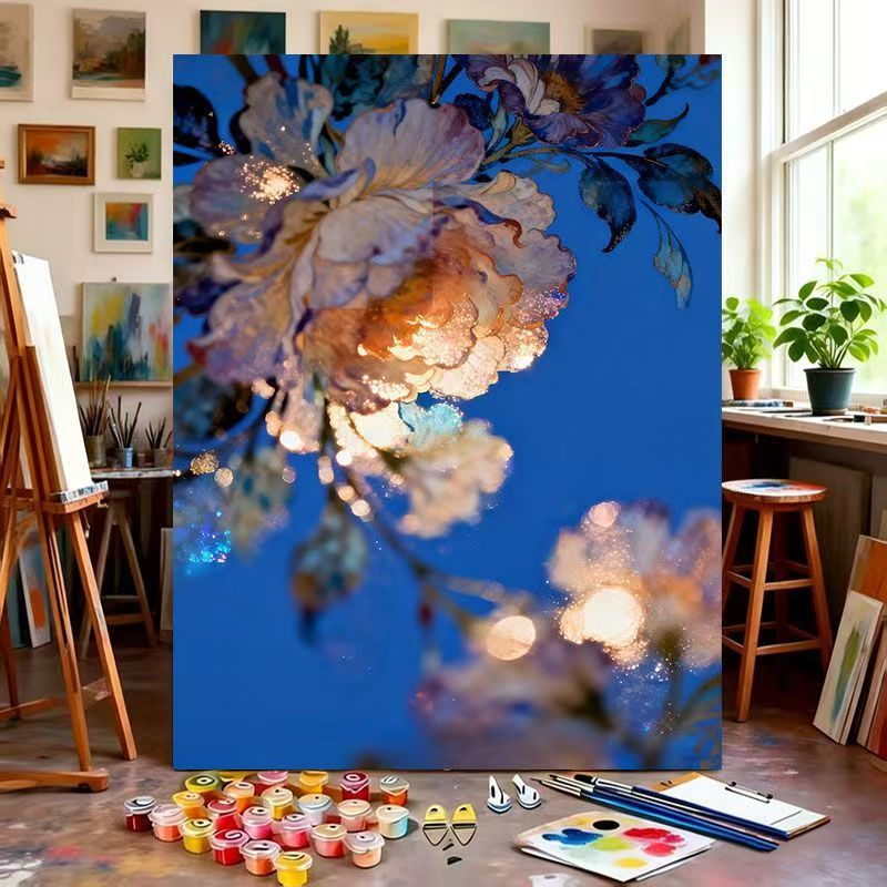 Floral Fantasy Paint by Numbers Art Kit Kalsten