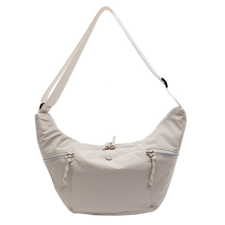 Practical shoulder bag with external zip pockets Kalsten