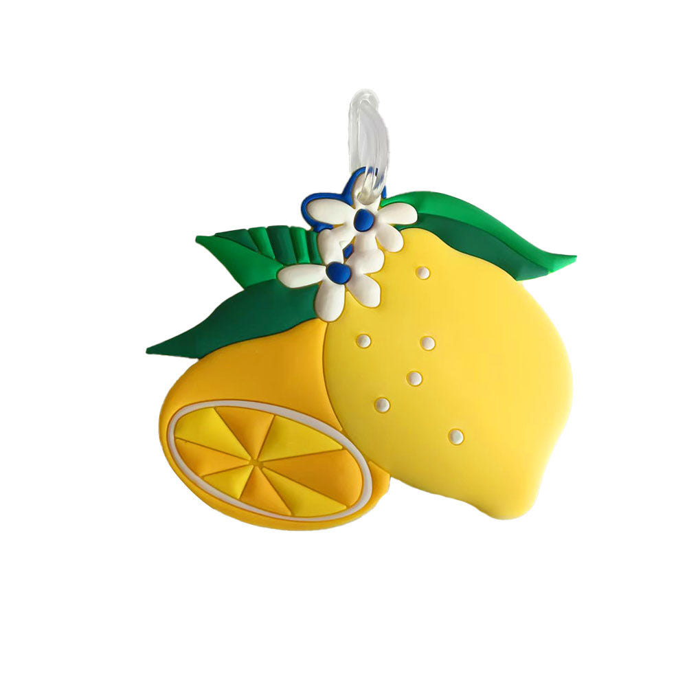 Unisex luggage tag in fruity lemon design Kalsten
