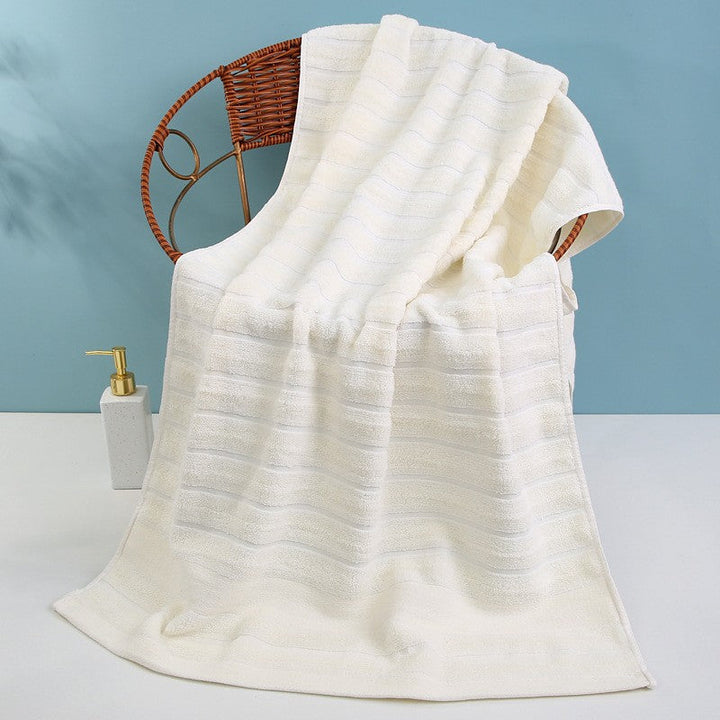 Terry Bath Towel with Elegant Stripes Kalsten