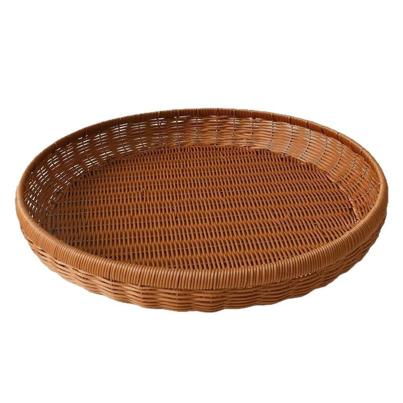 Unisex Round Rattan Basket Kalsten