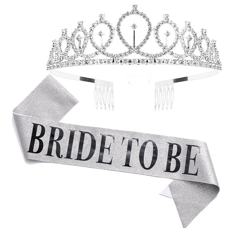 Women Glittering Tiara with Elegant Design Kalsten