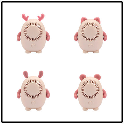 Unisex Portable Hand Fan in Cute Animal Design Kalsten