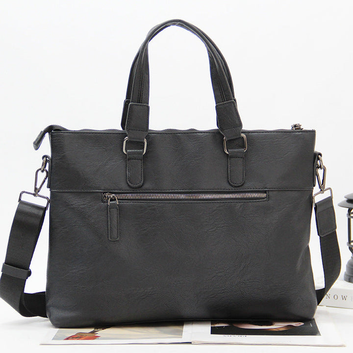 Elegant Briefcase with Removable Shoulder Strap Kalsten